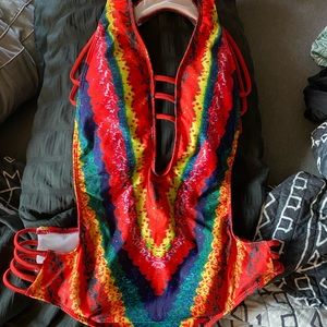 Summertime vibes one piece swimsuit